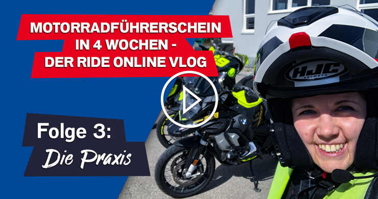 Motorradführerschein in 4 Wochen: Der RIDE ONline Vlog - Folge 3